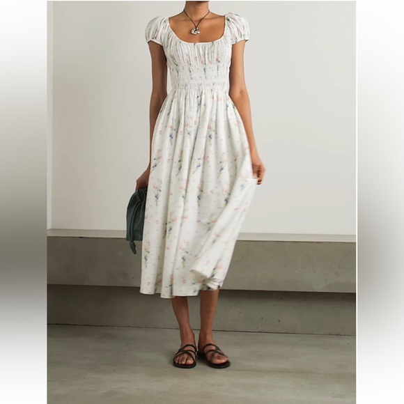 Dôen doen Quinley Dress Painted Bouquet M